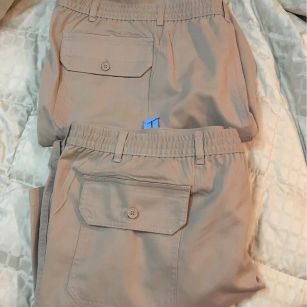 Men’s John Blair khaki shorts x2 sz 54